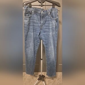 Lucky Brand Men's Straight Blue Jeans Athletic Slim Jeans 38/32